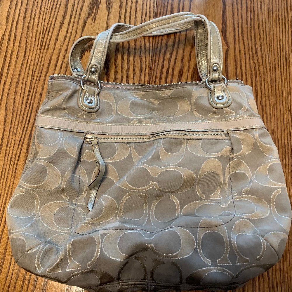 Coach Silver Bag